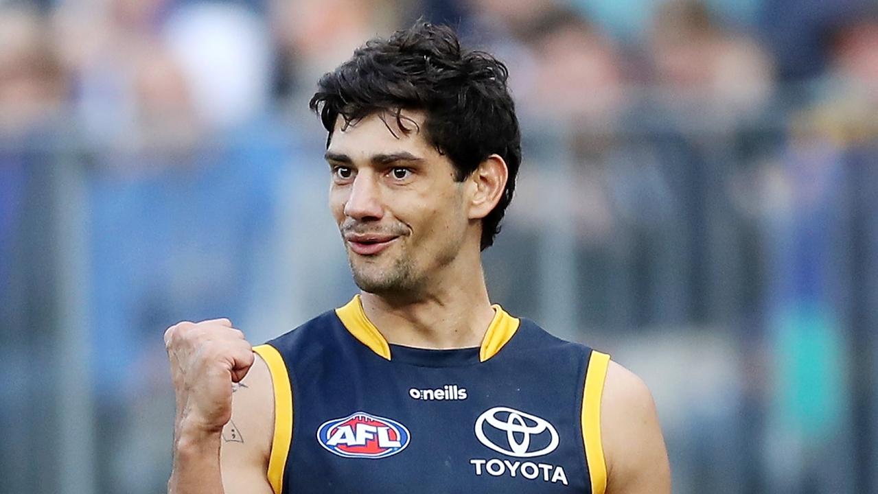 Shane McAdam of the Crows. Photo by Will Russell/AFL Photos via Getty Images)