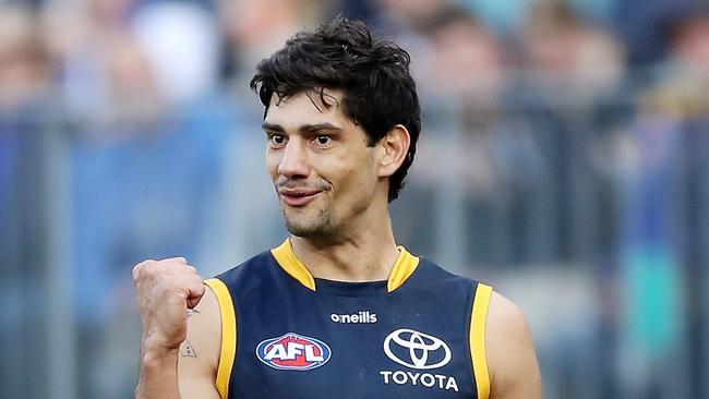 Shane McAdam of the Crows. Photo by Will Russell/AFL Photos via Getty Images)