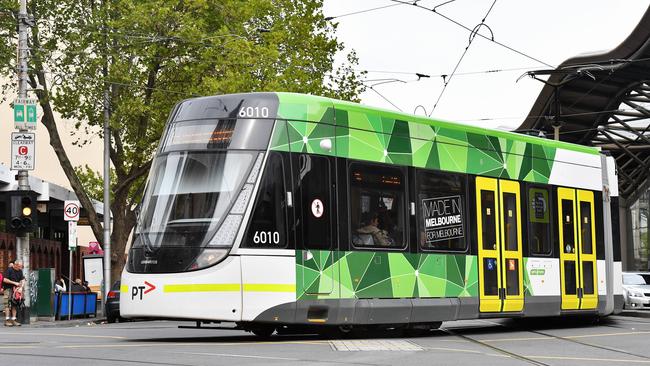 Melbourne boasts the world’s largest urban tram network, with 250km of track, 493 trams, 25 routes and 1763 tram stops. Picture: Jake Nowakowski