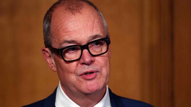 Britain's chief scientific adviser Patrick Vallance. Picture: AFP