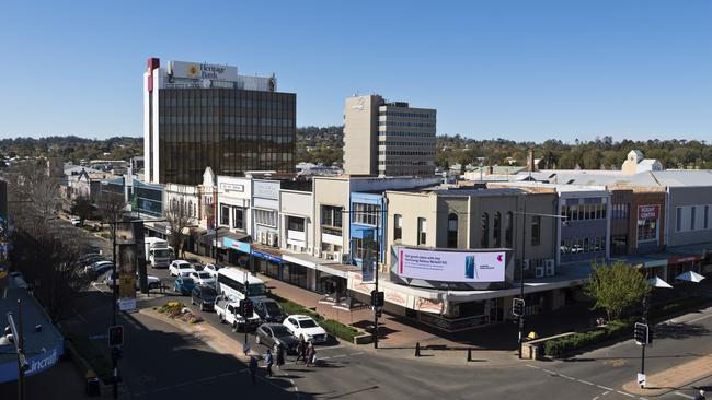 Ruthven St in the Toowoomba CBD. Picture: Kevin Farmer