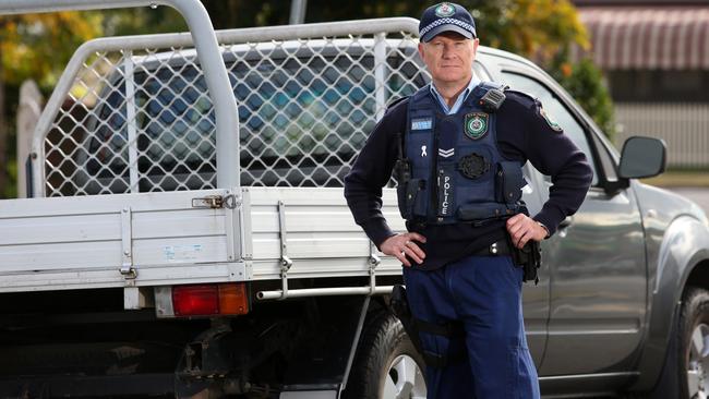 Senior Constable Greg Louden has reminded the community about the importance of securing their vehicles. Picture: Robert Pozo