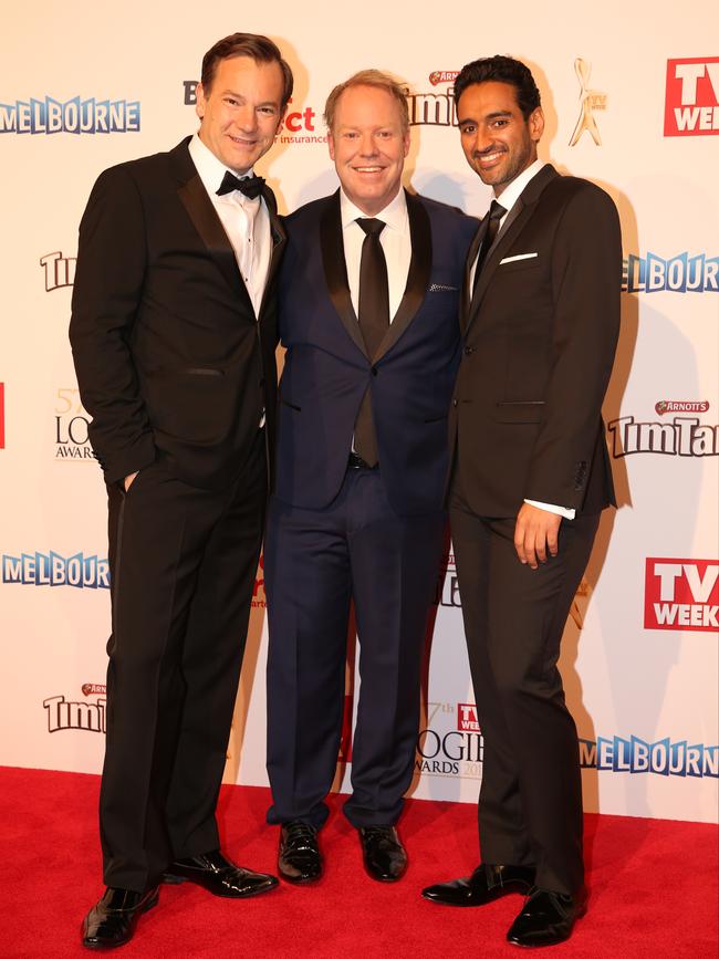 The Project boys on the red carpet at the 2015 Logie Awards at Crown Casino in Melbourne. Picture: Tim Carrafa