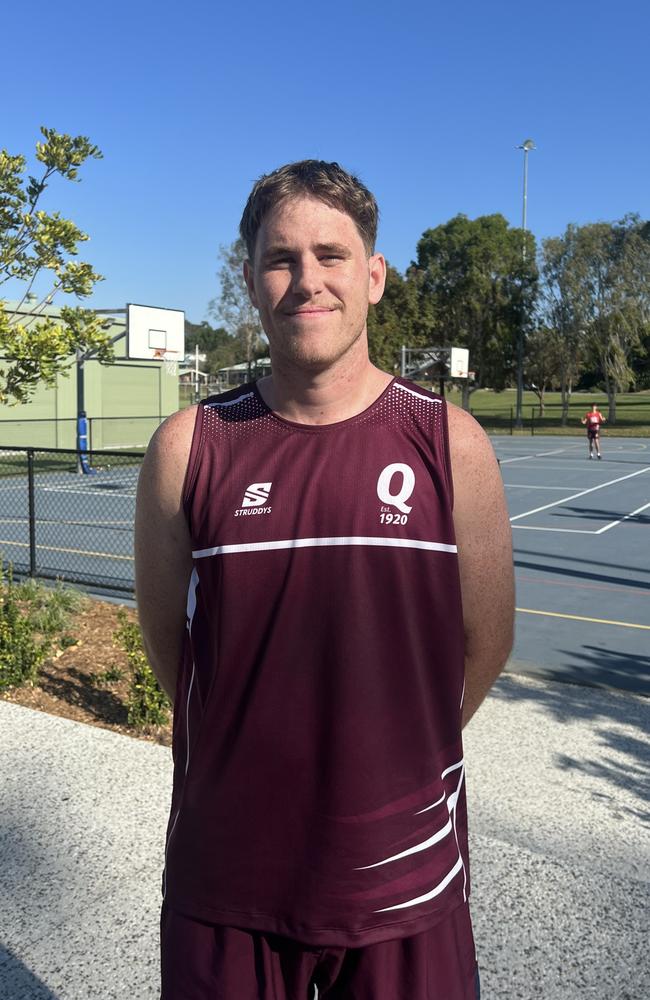 QRSS School Sport Netball under-19 boys. Pictured: Brock Adaway