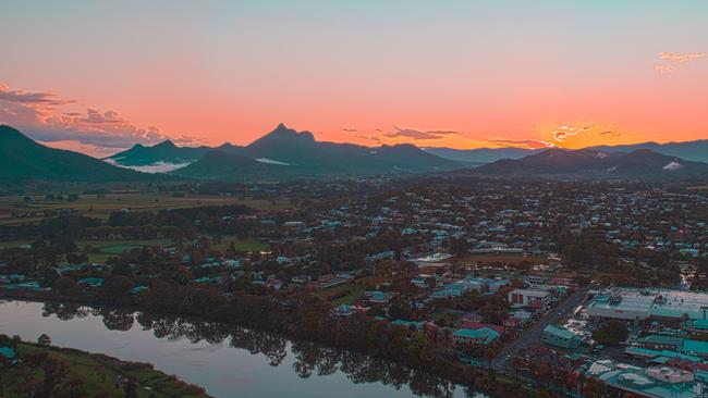 Tweed town Murwillumbah was hit hard by last year’s widespread floods.