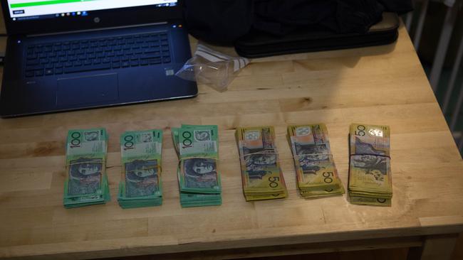 Federal Police seized a large amount cash and evidence of his involvement in the trafficking of reptiles overseas.