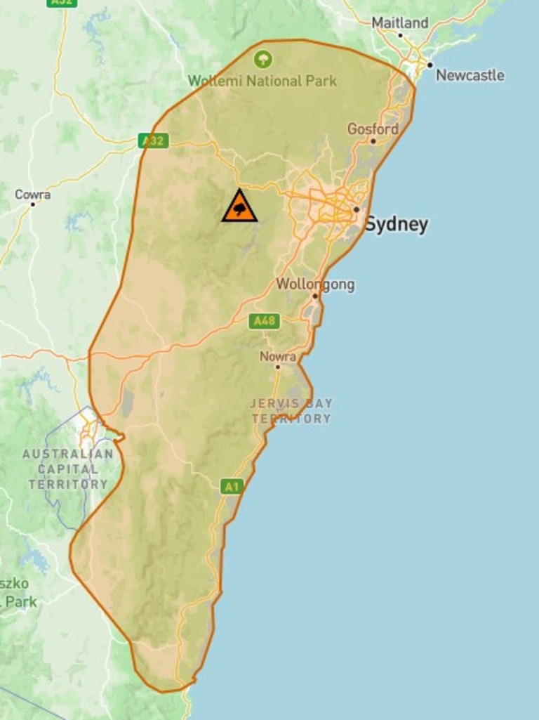 The State Emergency Service upgraded the severe weather warning to ‘watch-and-act’ on Friday morning for a large part of the NSW east coast. Picture: SES