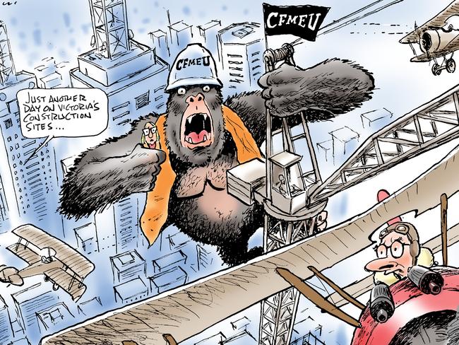 Mark Knight’s take on the CFMEU.