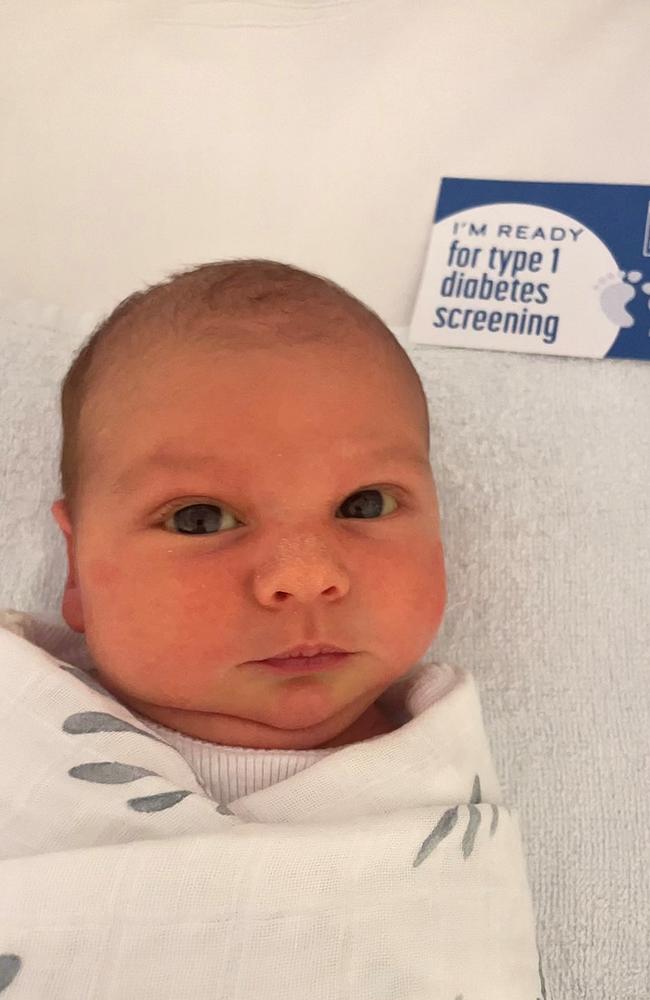 Dr Kirstine Bell said she “jumped” at the opportunity to have her son Harry screened so she would know whether type 1 diabetes would be a condition she would have to plan for in the future. Picture: Supplied