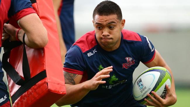 Duncan Paia’aua will add much-needed punch to the Reds’ attack. Picture: Darren England.
