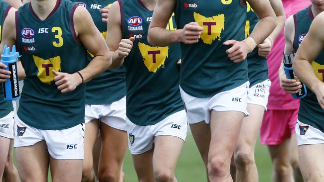 Pick a Tassie AFL team now and start training. Picture: MATT THOMPSON