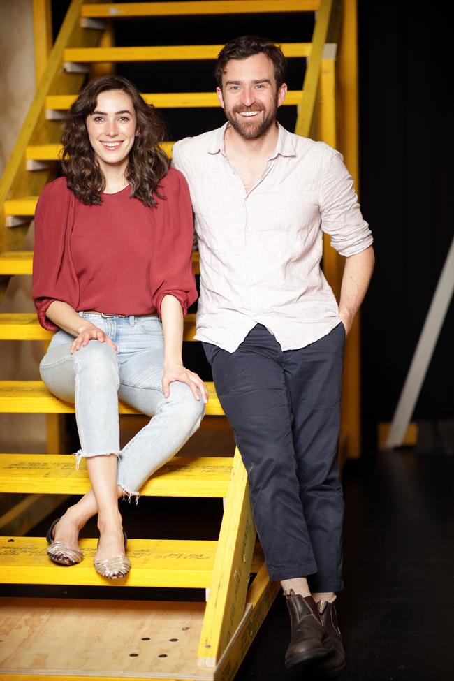 Geraldine Hakewill and Johnny Carr. Picture: Christian Gilles