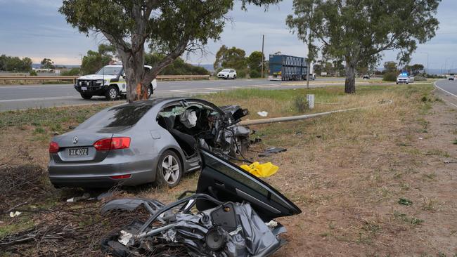 Major crash investigators are examining the circumstances. Picture: Dean Martin