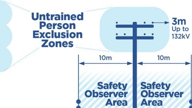 Why Energex is using the aircraft technology. Image: Energex