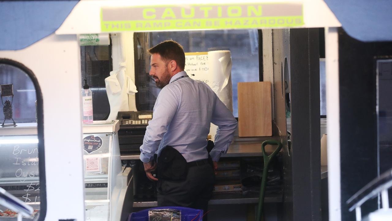 Tasmania Police are searching for a man who escaped court after being sentenced to prison in Hobart. Picture: Nikki Davis-Jones