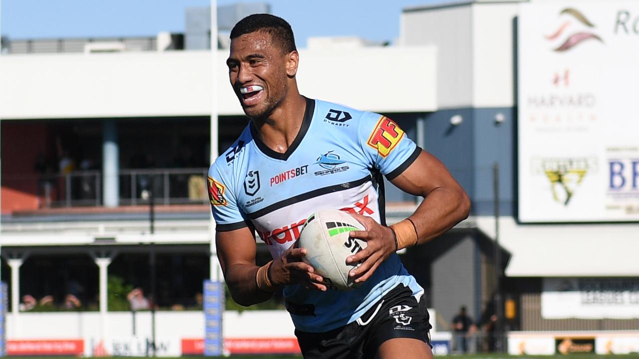 Ronaldo Mulitalo has been a consistent performer for the Sharks. Picture: NRL Photos