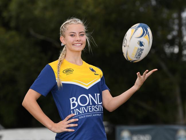 Bond University women's rugby player Eva Doblo