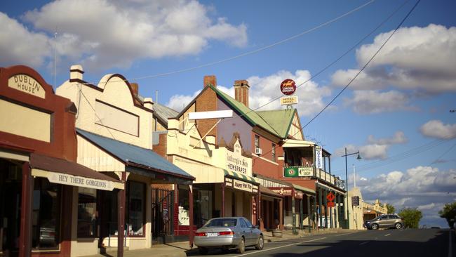 Heritage shopfronts in Rutherglen. Picture: Visit Victoria