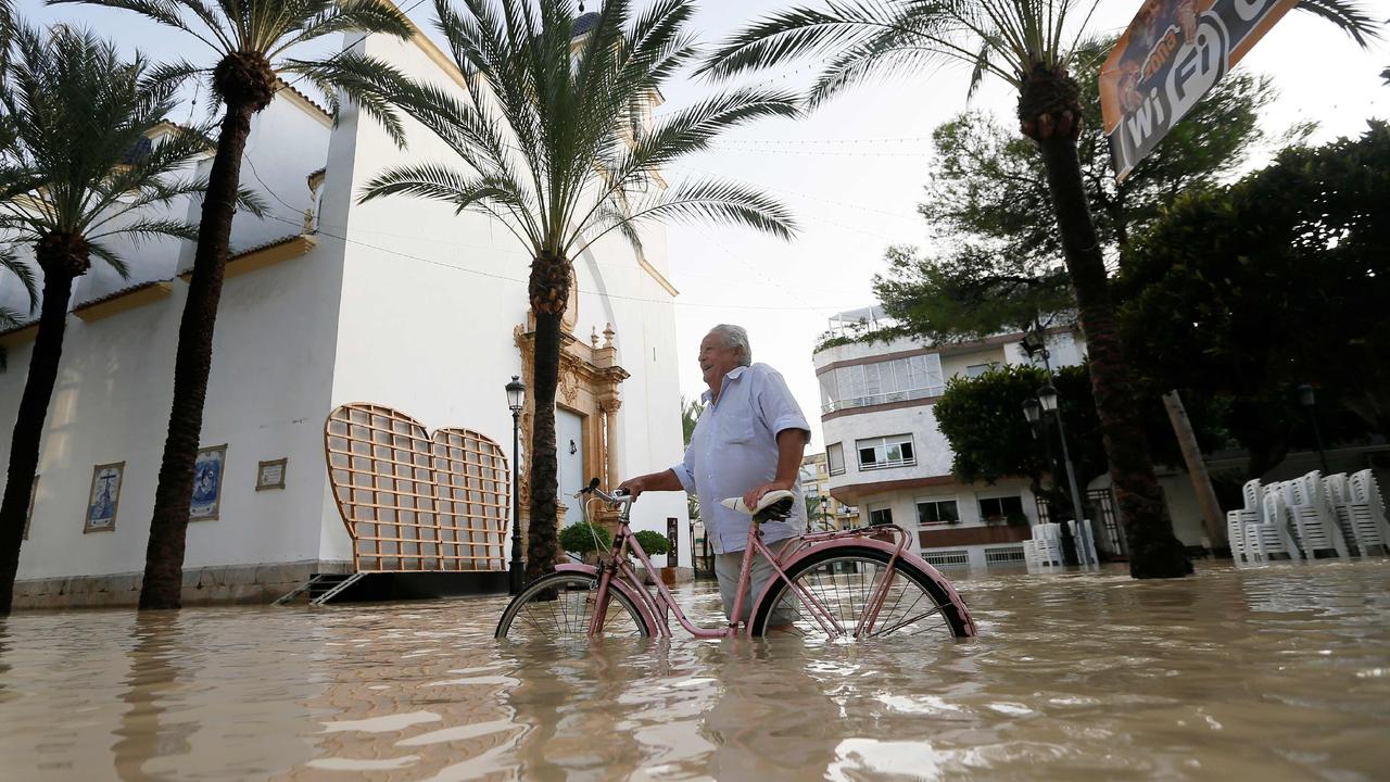 Torrential rains hit southeastern Spain sparking major flooding in the Valencia region in November. Picture: Ramón / AFP.