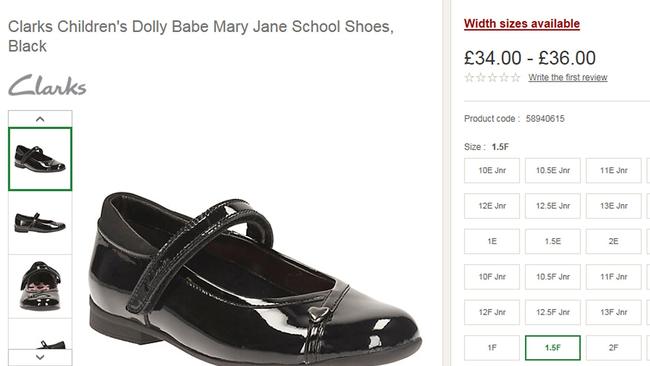 Clark’s school shoes for girls ‘Dolly Babe’ withdrawn after sexism ...