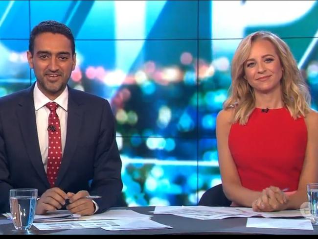 Bickmore on The Project with Waleed Aly.