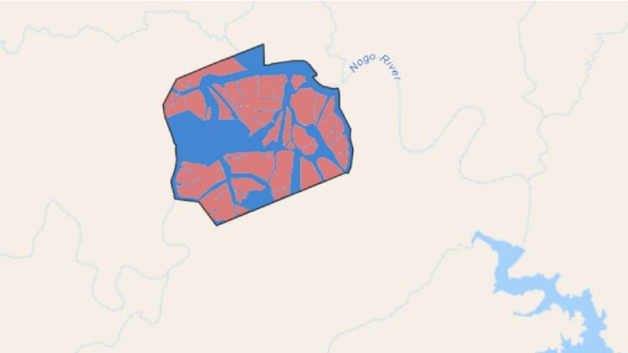 Proposed project footprint, indicating the boundaries and proximity to the Nogo River. Source: EPBC Act Public Portal.