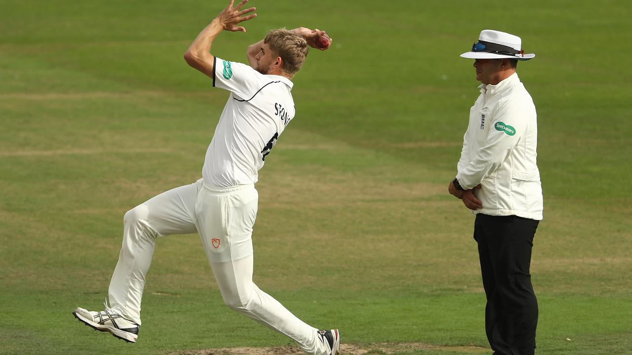 England’s Olly Stone could be a fast bowler capable of terrorising the Aussies in the Ashes next year.