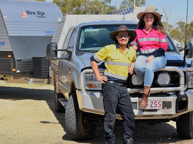 Tradie couple tours Australia after launching mobile business