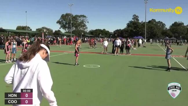 Replay: Netball Queensland State Age Titles - Hinterland District Green v Coolum Black (U12)