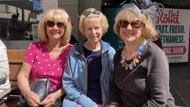 Lane Cove Melbourne Cup: Brenda Molloy, Susan Stewart and Lucia Rovere