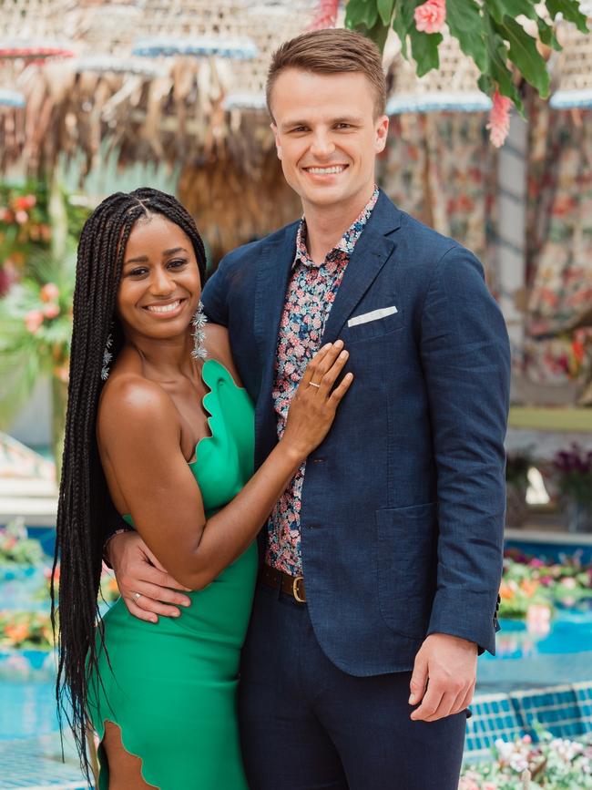 Conor Canning and Mary Viturino are now a happy couple after choosing to take their a successful romance on Bachelor in Paradise to the next level. Picture: Network Ten