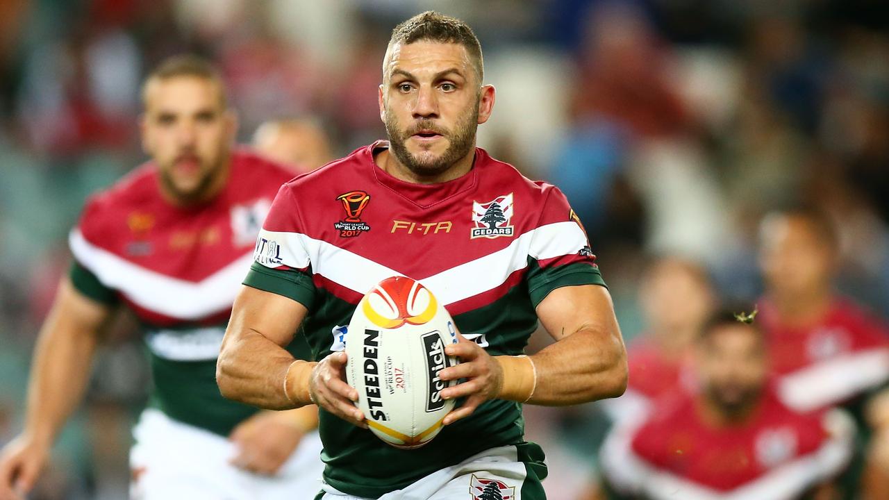 Robbie Farah in action during the 2017 Rugby League World Cup