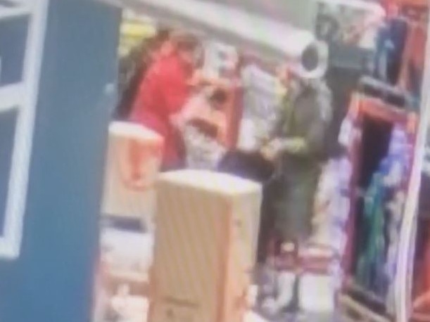 An offender punches a Bunnings worker in the mouth at a store in Melbourne’s north.. SUPPLIED