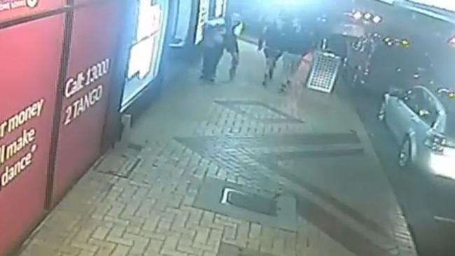 Footage showing a one-punch attack allegedly by Ryan Wells on the weekend.