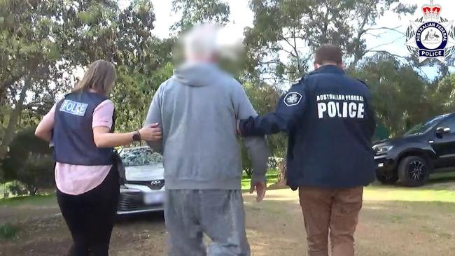 Mr Steele was arrested after returning to Australia from overseas. Picture: AFP