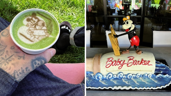 Guests were treated to Matcha lattes, as well as Disney inspired desserts. Source: Instagram