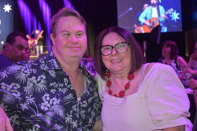 Jason Hicks with Kathryn Andrews at the Mackay Australia Day awards at the MECC on January 25, 2022. Picture: Lillian Watkins
