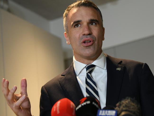 ADELAIDE, AUSTRALIA - NewsWire Photos August 17, 2022:  Premier Peter Malinauskas at affordable and sustainable housing development Nightingale Bowden apartments. Picture: NCA NewsWire / Naomi Jellicoe
