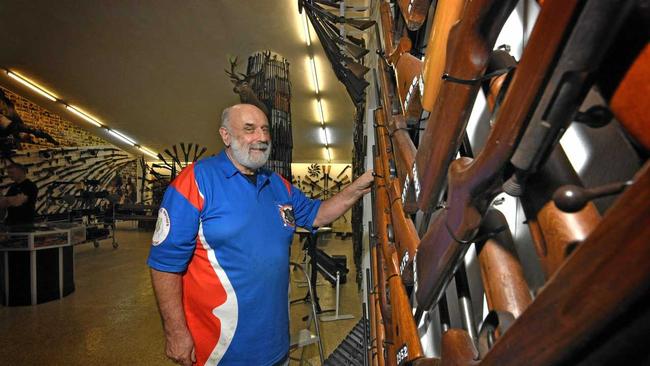 Ron Owen from Owen's Guns in Gympie. Picture: Renee Albrecht