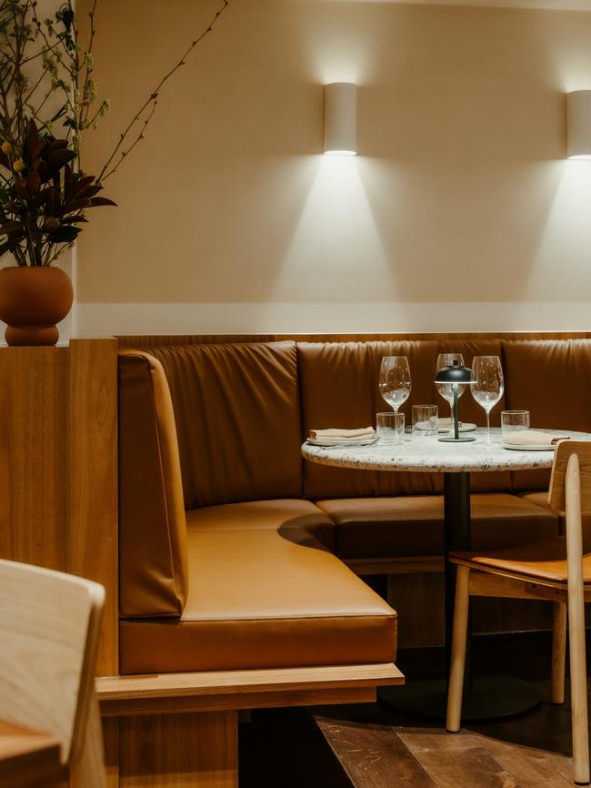 The relaxed and warm interiors of Morena. Picture: Arianna Harry