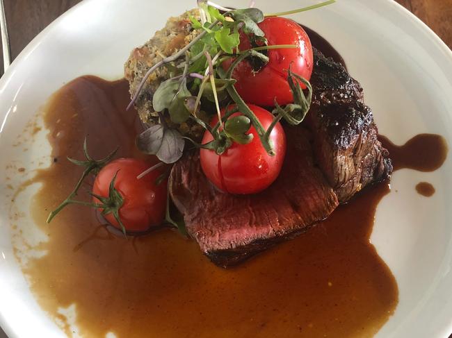 The beef fillet at d'Arry's Verandah restaurant.