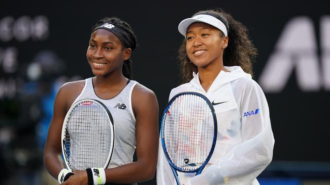 Coco Gauff defeated defending champion Naomi Osaka earlier in the tournament. Picture: AAP