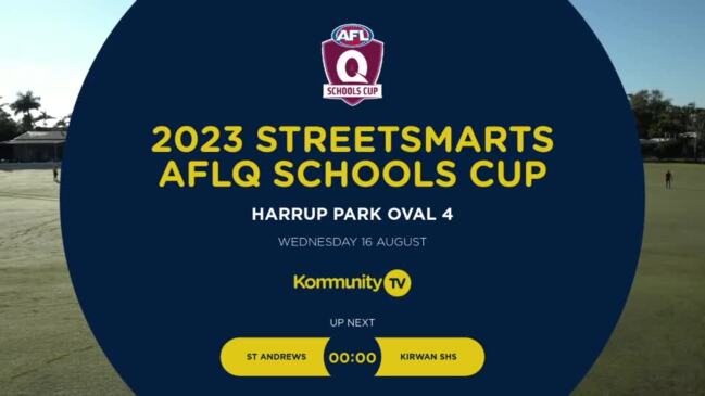 Replay: AFLQ Schools Cup NQ Championships - St Andrew's Catholic College v Kirwan State High School (Junior female, prelim final)