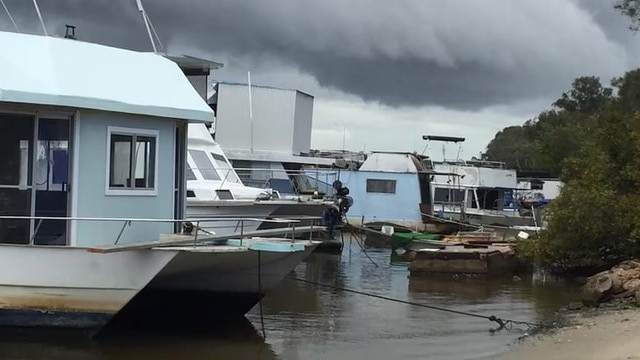 Derelict houseboats on the Noosa River. Picture: Supplied