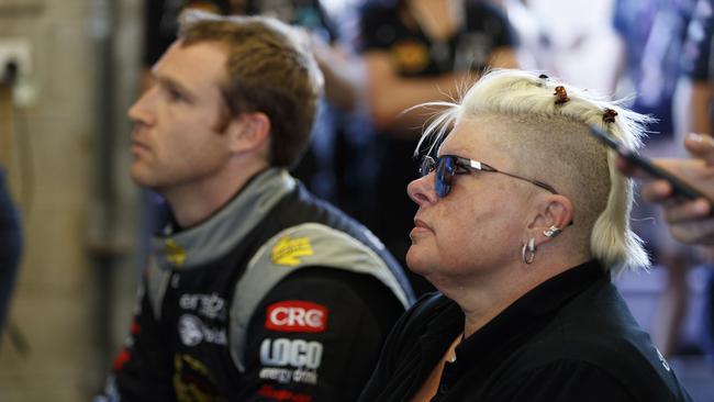 Erebus Motorsport owner Betty Klimenko and driver Dave Reynolds.