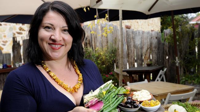 Seasonal Garden Cafe owner Silvia Hart is facing potential bankruptcy. Picture: Noelle Bobrige