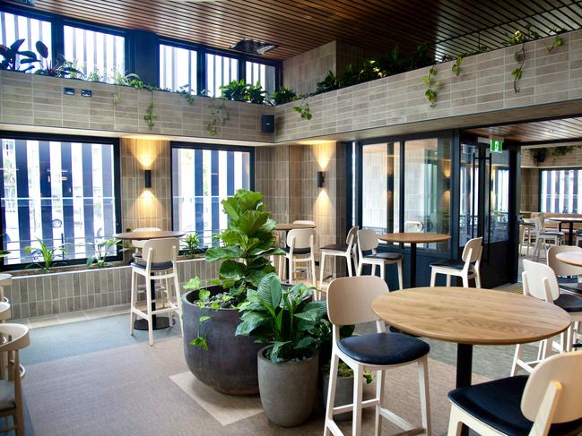 Wooden interiors and dark features transform the once dated venue. Picture: supplied