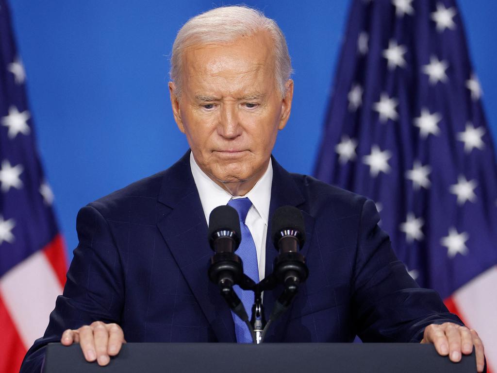 US President Joe Biden holds news conference at the 2024 NATO Summit. Picture: AFP