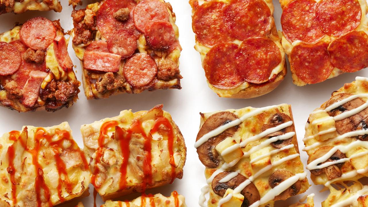 The loaded garlic breads are priced between $6.95 and $8.95 and can be enjoyed as a main meal, a company spokeswoman said. Picture: Supplied / Pizza Hut.