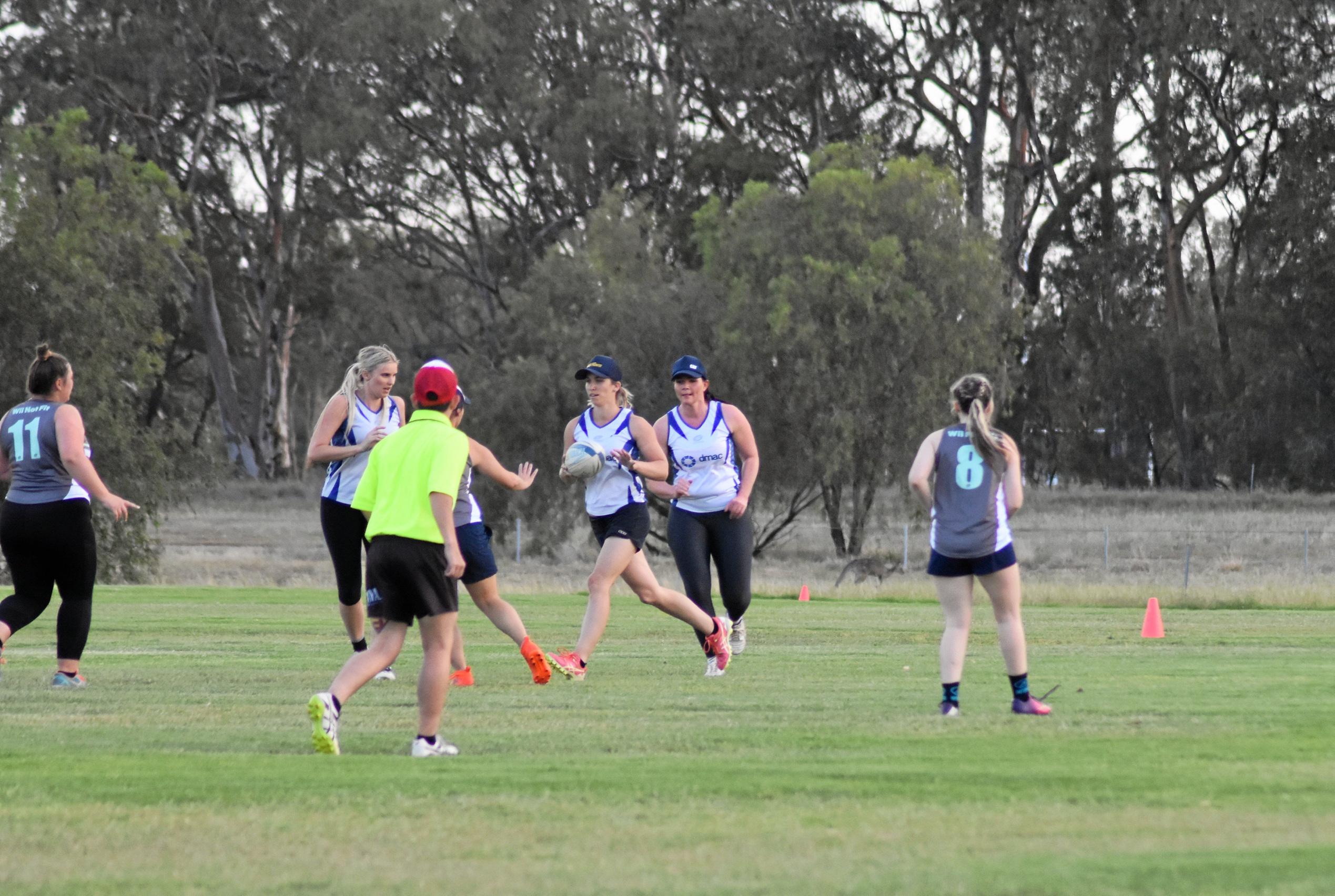 Social touch football grand final. Picture: Jorja McDonnell